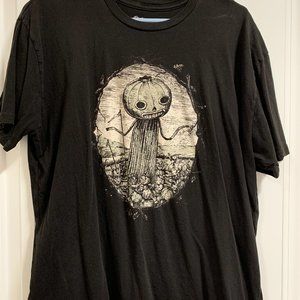Cool Pumpkin Head Womens XL Tshirt
